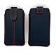 Handy Tasche Schutz Hülle Slim Case Cover Etui Sleeve schwarz-rot für Emporia Simplicity V27