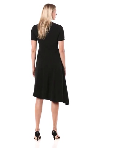 mango asymmetric dress pleated The Crepe Asymmetrical Bias Dress – SLOAN main image 0