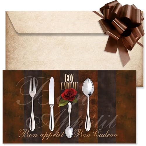 Bons cadeaux pour restaurants POS BON à personnaliser pour offrir un repas