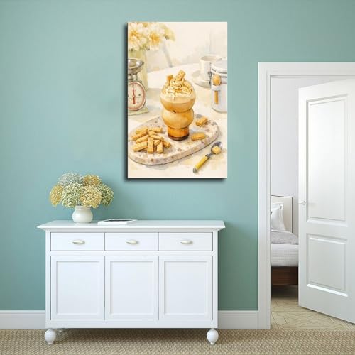 Affiche Golden Coffee pour sublimer un mur blanc vide - 4
