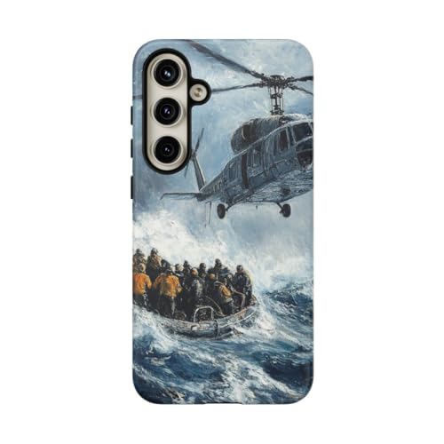 Coque Samsung S24 Plus peinture hélicoptère pour style marin quotidien