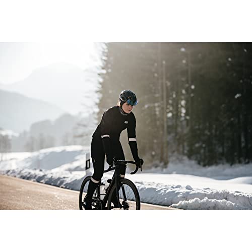 GORE WEAR Damen Thermo Fahrrad-Trägerhose Ability, Mit Sitzpolster, GORE-TEX INFINIUM, 34, Schwarz