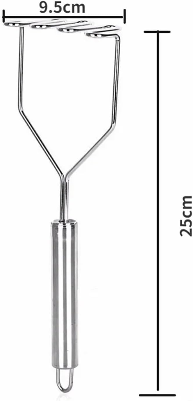 1pcs Stainless Steel Kitchen Masher Press Tool Mashed Potatoes