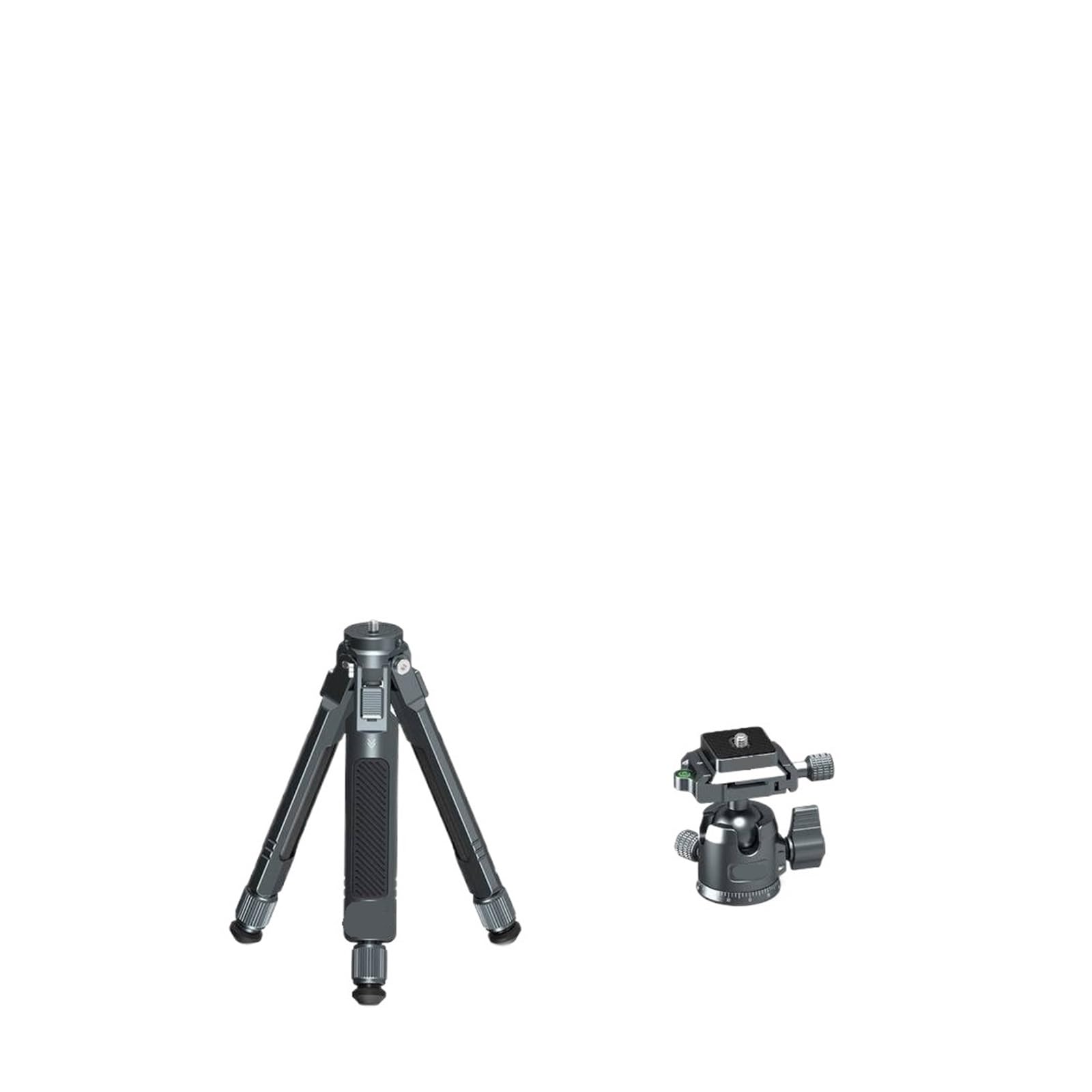 Treppiede da tavolo in fibra di carbonio con testa a sfera for fotocamera | Supporto compatto telescopico, supporto leggero ideale for riprese video vlog(Tripod Set A)