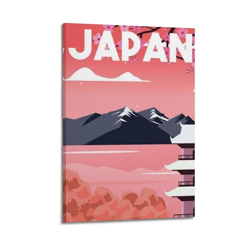 Peinture Japon ZOGJIN cadre 40x60cm pour habiller mur vide salon
