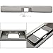 KHFAXTYK Steel Rear Bumper Roll Pan w/License Plate Light /150/250 for Dodge for D100 1975-1980 1984-1989 & Pickup 1972-1974 for D150 1977-1993 Bare-Metal HLA10021