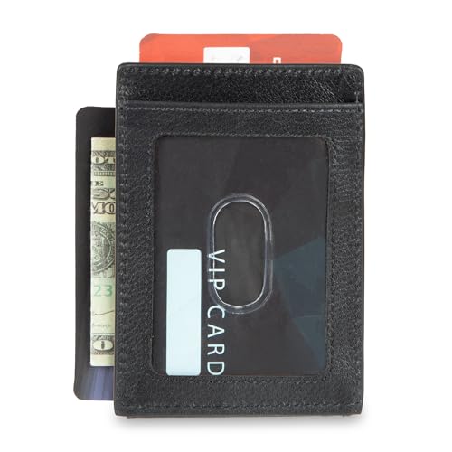 Image of Cole Haan Men's Leather Slim Magnetic Front Pocket RFID Wallet