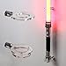 Fenteer Lightsaber Stand Wall Mounted Hook,Storage,Vertical,Hanger,Acrylic Light Saber Wall Mount Holder Display Rack for Collectors, Clear