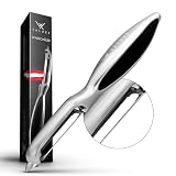 VALUXE® Sparschäler gezackt mit Edelstahl-Klinge & rutschfestem...