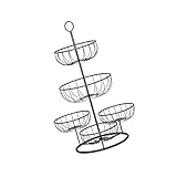 CAZSTYK Soporte de almacenamiento desmontable fácil de limpiar para frutas y verduras, organizadores de gran capacidad