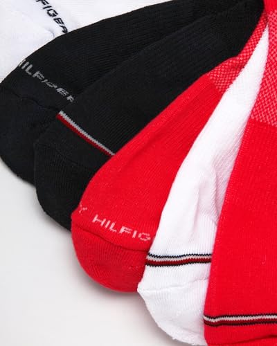 Image of Tommy Hilfiger Womens Quarter Socks - 6 Pack Soft Cushioned Athletic Performance Ankle Socks for Women for Sports and Running