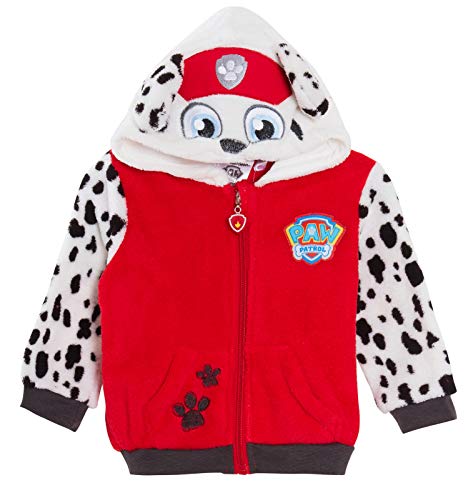Sweat à capuche Pat'Patrouille polaire zippé anti-froid pour bébé garçon