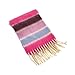 Shinycome Rainbow Fringe Scarf Cosy Fashionable Long Muffler Winter Neck Warmer for Unisex Designing Neckwear Childr