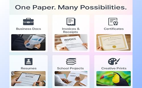 Image of OpenFirst A3 Size 100 GSM Premium Digital Paper Ultra Smooth Super White Sheets | Inkjet Printer Friendly | Ideal for Colour Prints, Invoices, Pack of 25 Sheets