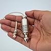 SHABRIM Pendulum Crafted Inner Peace in Brass Meditational Toy Helps in Calmness Silver #3