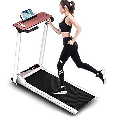 Caminadora plegable para hogar con mesa pequeña