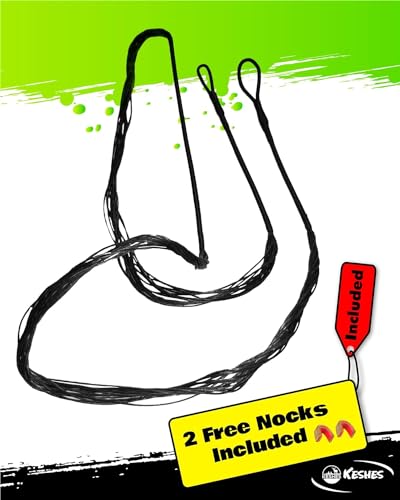 KESHES Dacron Bow String for Traditional and Recurve Bow Bowstring 12,14,16 Strands - All Length Sizes from 44-70 Inches