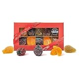 Walnut Tree – Pâtes de Fruits Luxury Gift Box – Belgium Fruit Jellies – Handpacked in the UK Great Taste Award Winner – Vegan, Vegetarian and Gluten Free Diets 200g Pack