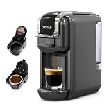 COSTAR 2-in-1 Espresso Machine for Capsules & Coffee Powder, 20 Bar Capsules Coffee Machine, Coffee Maker Machine for Home W/NS Original Capsules, Fast Heating System, Simple Touch Operation, 1450W