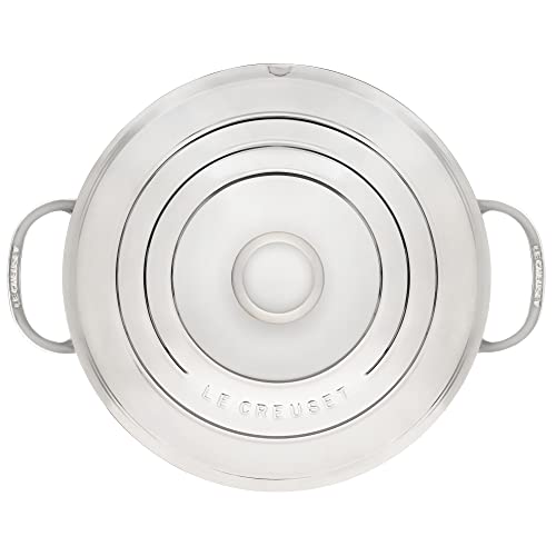 Le Creuset Tri-Ply Stainless Steel Rondeau Pan, 4.5 Quart