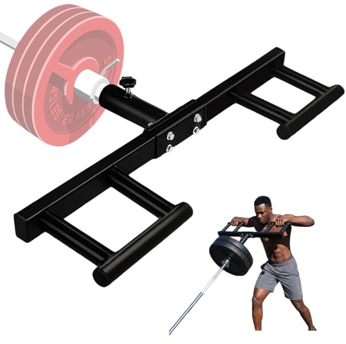 LXDHSRTA Viking Press Landmine Handle Attachment for 2 inch Olympic Barbell Heavy Duty Iron Handle for Deadlift Squat Row Press Home Gym Strength Training Equipment