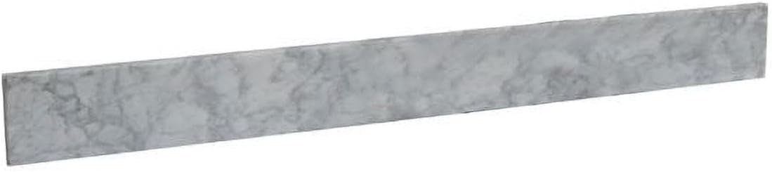 Bellaterra Home BACKSPLASH-WC-43 43 in. Carrara Marble Backsplash, White