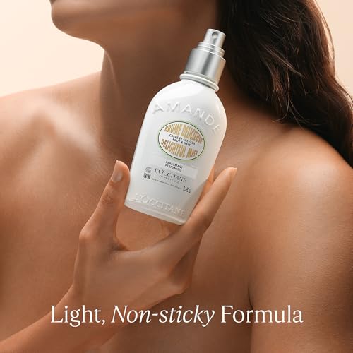 L'OCCITANE Almond Hair & Body Mist, Hydrating Fragrance Spray, 3.3 Fl Oz