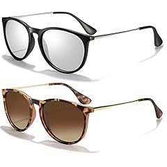 C-2pack-black Frame Silver Lens+leopard Frame Brown Lens
