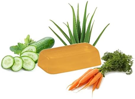 Melt & Pour Soap Base Carrot, Cucumber & Aloe Vera SLS & SLES FREE 2lb