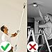 Heavy-Duty Lightbulb Changer Suction Cup and 10-Section Adjustable Pole - Safe & Easy Ceiling Bulb Replacement Tool for High Ceilings, No Ladder Needed (Lightbulb Changer Kit)