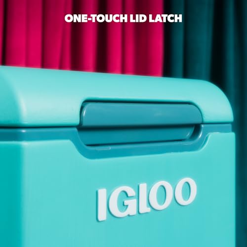 Image of Igloo Tag Along Too Coolers | Insulated Hard Shell Picnic Style Cooler | Rolling Ice Chest