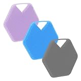 Fácil de limpiar y transportar: El cepillo exfoliante de silicona cuenta con una superficie no absorbente, resistente a la acumulación de suciedad. Simplemente enjuague con agua, diseñado ergonómicamente para caber en la palma de su mano, evitar que se resbale de los dedos. También tiene un agujero para colgar y secar fácilmente,Viene con ventosas y se puede aspirar directamente en la pared cuando no esté en uso