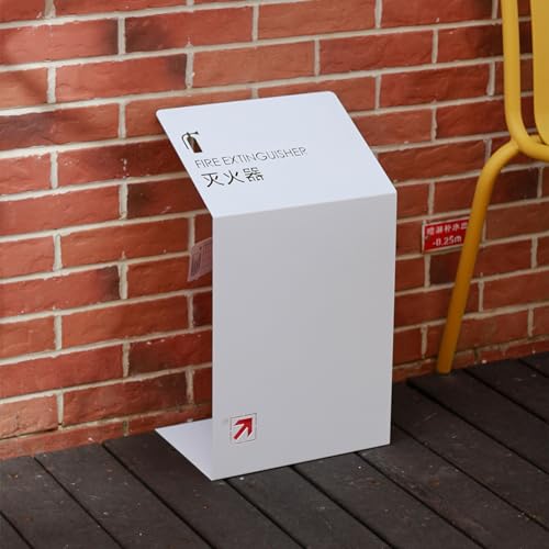 Soporte para extintor de incendios, gabinete de acero para extintor, funda de extintor de soldadura de hierro