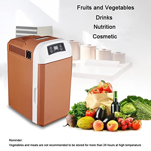 Refrigerador compresor portátil – Mini enfriador eléctrico para coche, viajes, pesca, uso al aire libre y en el hogar con opciones de alimentación de 12 V/24 V/220 V