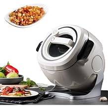 2000w Automatic Cooking Machine, Automatic Pot Stirrer, with Smart Touch Panel and 6l Stainless Steel Liner, Can Rotate 360, Suitable for Stir-Frying, Stewing, Cooking