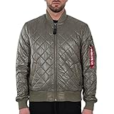 ALPHA INDUSTRIES Herren MA-1 DQ Jacket Baby Jacke, Olive, XL