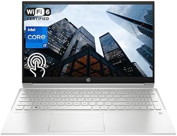 2024 Latest Pavilion Business Laptop, 15.6" FHD Touchscreen, 13th Gen Intel Core i7-1355U, 64GB RAM, 2TB PCIe SSD, Webcam, FP Reader, Backlit KB, Wi-Fi 6, Windows 11 Pro, Silver