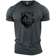 Elevate your workouts with our Untamed Wolf Black Gym T-Shirt. Designed with comfort and style in mind, our Graphic Gym T-Shirt range offers a variety of unique graphic designs that will make a statement during your workout. The snug fit around the a...