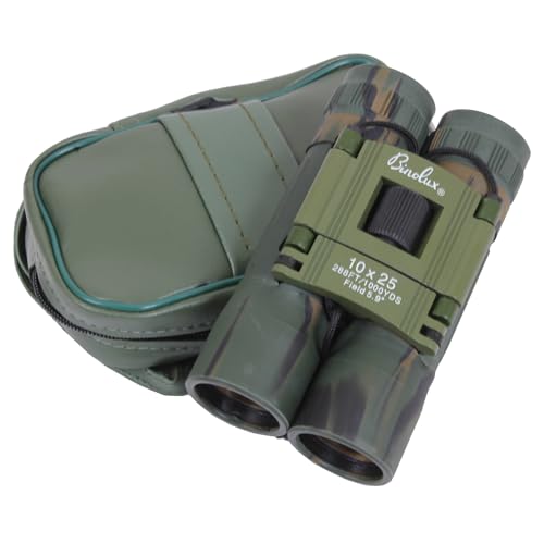 Binoculares compactos 10x25mm camuflaje woodland miniatura 1