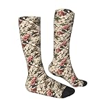 Qewfoju Vintage Floral Birds 6 for Women's Knee High...