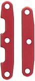 Traxxas 6823R Red-Anodized Aluminum Bulkhead Tie Bars (F&R)