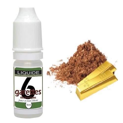 E liquide Arôme TABAC GOLD BOX 10ml Sans Nicotine (6GARETTES) Cover