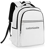 Mochila personalizada personalizada com impressão de alta resolução, mochila personalizada de camada dupla com compartimentos para homens e mulheres - Mochila personalizada para laptop,