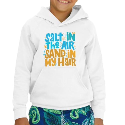 Sweat à capuche enfant Salt in the Air idéal pour les vacances à la plage