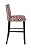 Linon Morocco Lava Manhattan Stain Barstool Bar Stool, 17.75
