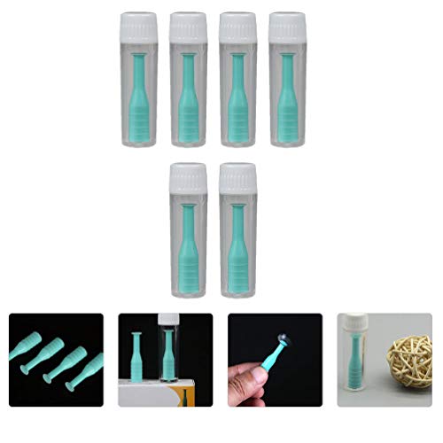 Kit de ferramentas de remoção de lente de contato portátil com 6 peças, caixa de para viagem, conjun