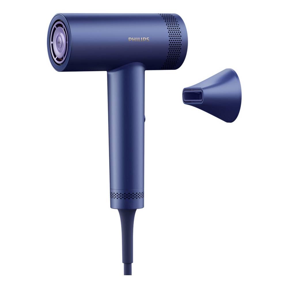 Philips BHD839/00 Sèche-cheveux, 1400 W, 7 réglages de chaleur, bleu