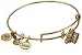 Alex and Ani Womens King's Crown Charm Bangle Rafaelian Gold Finish One Size