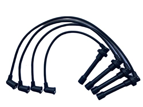 DigiAutoPart Spark Plug Wire Sets 32700PDAE01 7mm Ignition Spark Plug Wire Set, Set of 4, for ACCORD/CIVIC/CIVIC DEL SOL/ODYSSEY/OASIS/CL