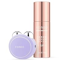 FOREO Firm & Fabulous BEAR mini Lavander + Serum 2.0 30ml | Face Lifting Device | Face Massager | Facial Skin Care Products | Facial Sculpting | Skincare Tools Gift Box | Gift Sets